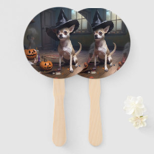 Chihuahua-Kürbisse Halloween Gruselig Fächer