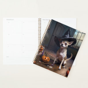 Chihuahua-Kürbisse Halloween Gruselig Planer