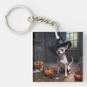 Chihuahua-Kürbisse Halloween Gruselig Schlüsselanhänger