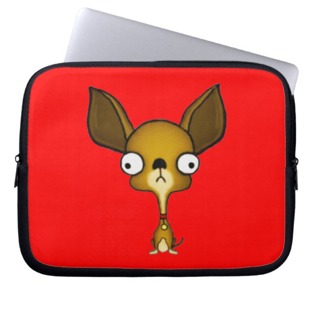 Chihuahua Laptopschutzhülle (Vorderseite)