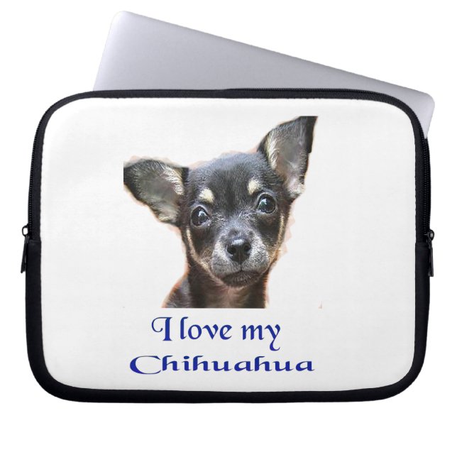 Chihuahua Laptopschutzhülle (Vorderseite)