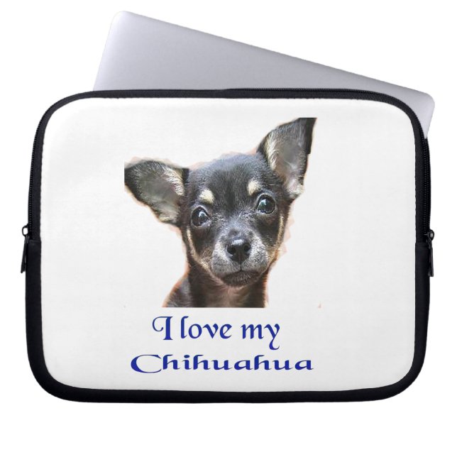 Chihuahua Laptopschutzhülle (Vorderseite)