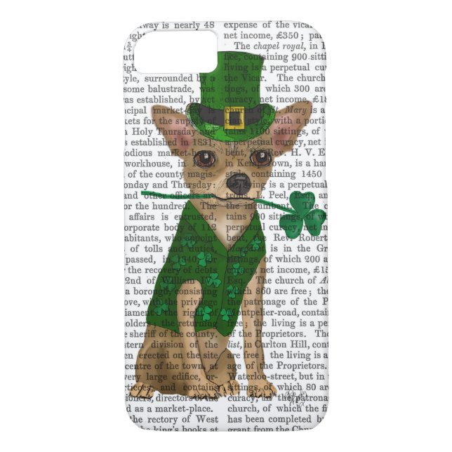Chihuahua Leprechaun Case-Mate iPhone Hülle (Rückseite)