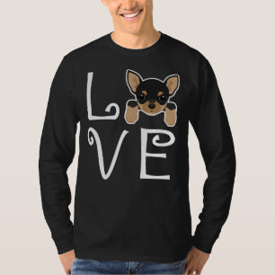 Chihuahua-Liebe entspannt T-Shirt