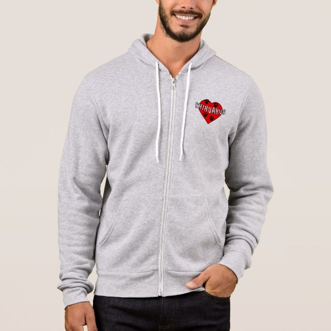 Chihuahua-Liebe Hoodie (Vorderseite)