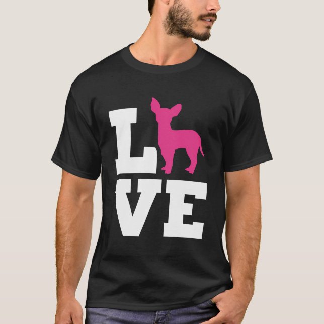 Chihuahua-Liebe T-Shirt (Vorderseite)