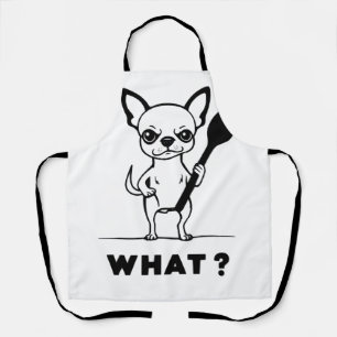 Chihuahua-Löffel-Überraschung Lustige Hundekunst Schürze
