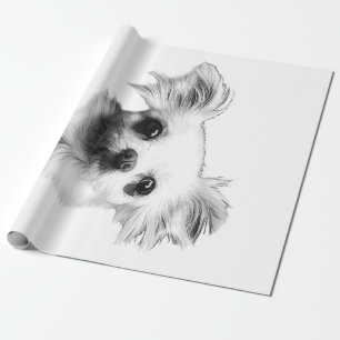 Chihuahua longhair dog_Dog Lover Geschenkpapier