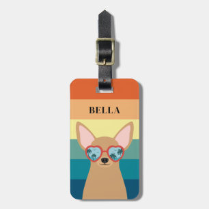 Chihuahua Luggage Tags Gepäckanhänger