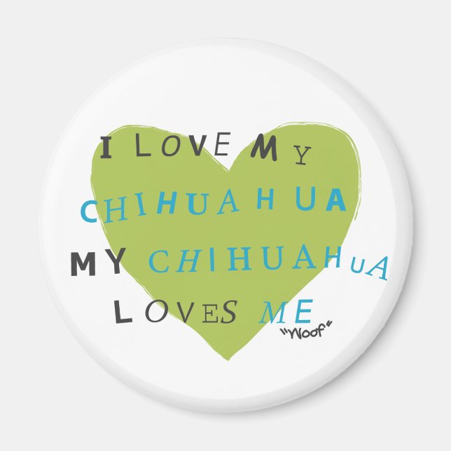 Chihuahua Magnet (Vorne)