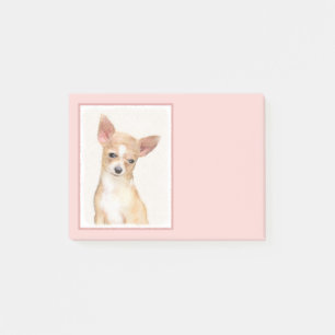 Chihuahua Malerei - Niedliche Hundekunst Post-it Klebezettel