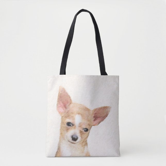 Chihuahua-Malerei - Niedliche Original-Hundkunst (Vorderseite)