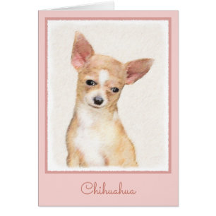 Chihuahua-Malerei - Niedliche Original-Hundkunst