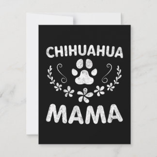 Chihuahua Mama Dankeskarte