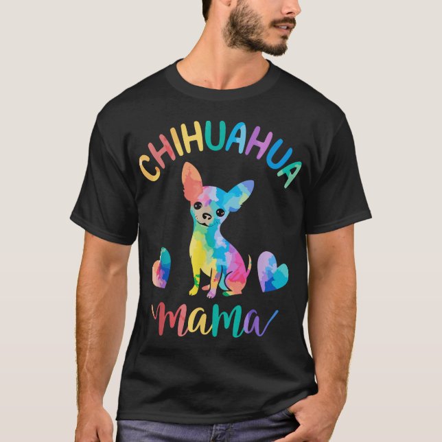 Chihuahua Mama Dog Mama T-Shirt (Vorderseite)