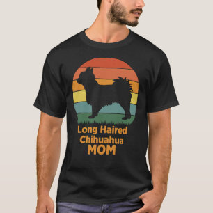Chihuahua-Mama für lange Haare farbig T-Shirt
