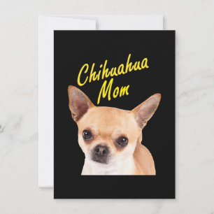 Chihuahua Mama Geschenk für Hundebesitzer Dankeskarte