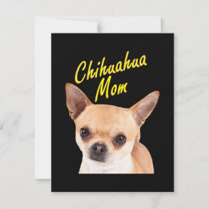 Chihuahua Mama Geschenk für Hundebesitzer Mitteilungskarte