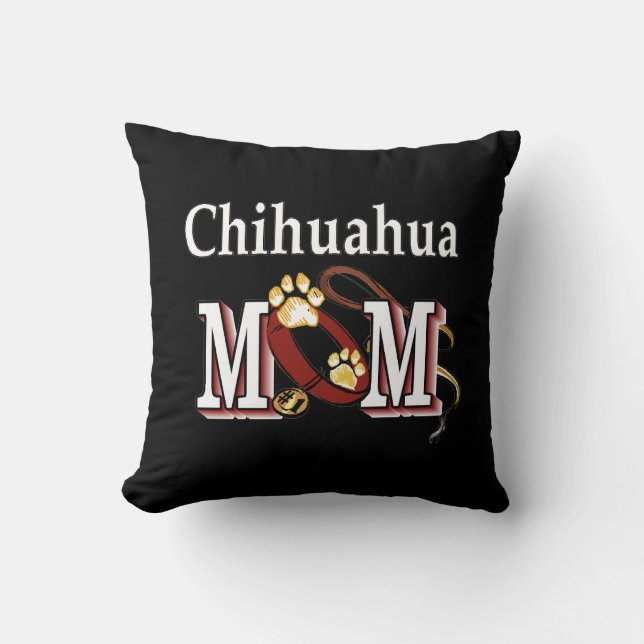 Chihuahua Mama Geschenke Kissen (Vorderseite)