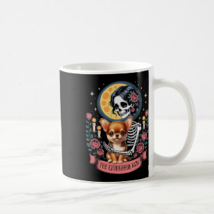 Chihuahua Mama Halloween Hund Onwer Skeleton Wom Kaffeetasse
