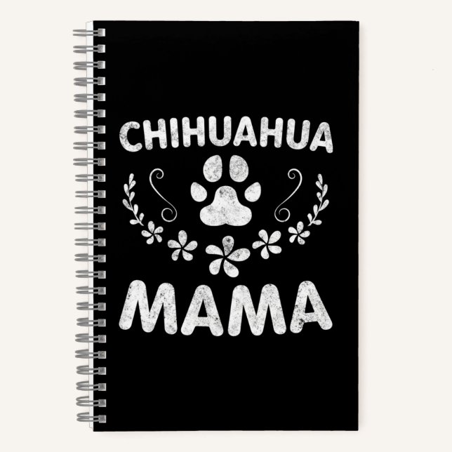Chihuahua Mama Notizbuch (Vorderseite)