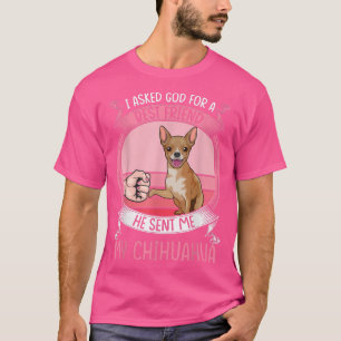 Chihuahua Mama Retro Chihuahua Apparel Zitat von W T-Shirt