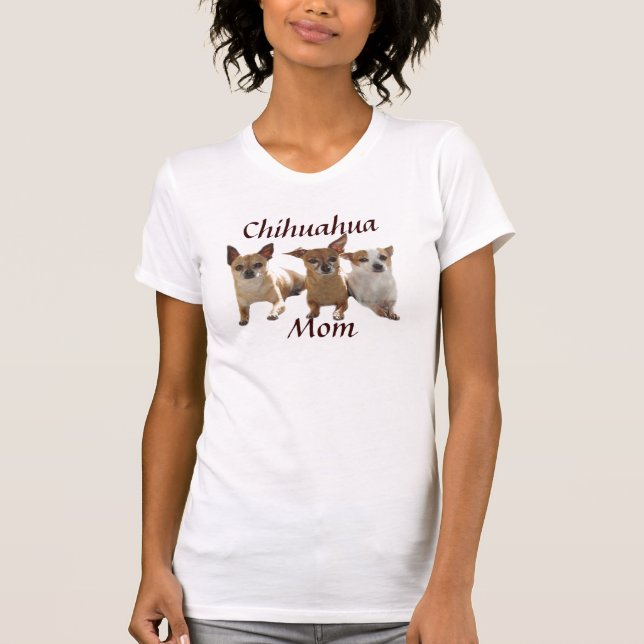 Chihuahua-Mama-T - Shirt-Anführungszeichen T-Shirt (Vorderseite)
