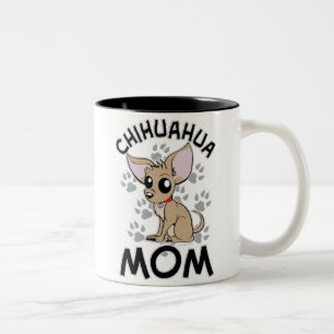 Chihuahua-Mama Zweifarbige Tasse
