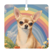Chihuahua Memorial Custom Dog Name Rainbow Bridge