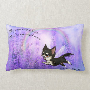 Chihuahua Memorial Rainbow Bridge Pillow Lendenkissen