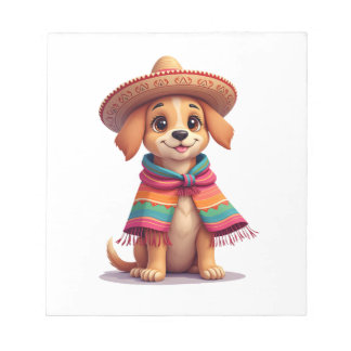 Chihuahua  Mexico  Cinco de Mayo  Funny Dog  (1) Notizblock