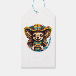 Chihuahua Mexico Cinco de Mayo Funny Dog Geschenkanhänger