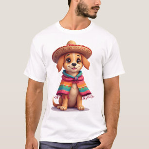 Chihuahua Mexiko Cinco de Mayo Lustiger Hund (1) T-Shirt