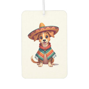 Chihuahua Mexiko Cinco de Mayo Lustiger Hund (2) Autolufterfrischer