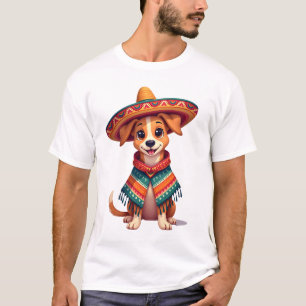 Chihuahua Mexiko Cinco de Mayo Lustiger Hund (2) T-Shirt