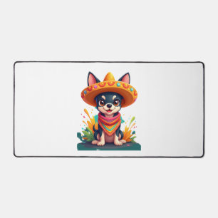 Chihuahua  Mexiko  Cinco de Mayo  Lustiger Hund    Schreibtischunterlage