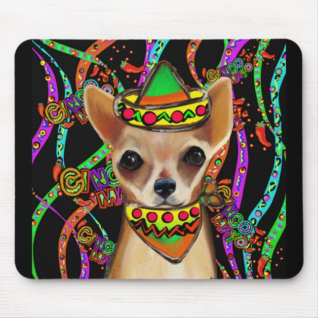 Chihuahua Mexiko Mousepad (Vorne)
