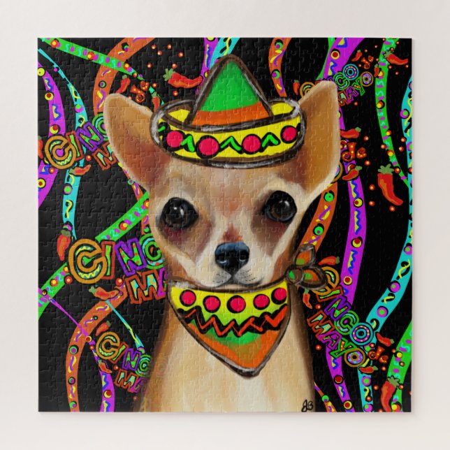 Chihuahua Mexiko Puzzle (Vertikal)