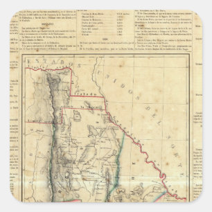 Chihuahua, Mexiko Quadratischer Aufkleber