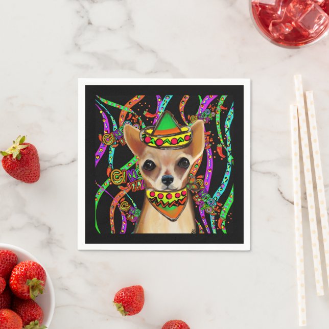 Chihuahua Mexiko Serviette (Beispiel)