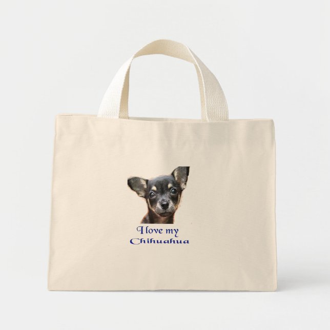 Chihuahua Mini Stoffbeutel (Vorne)