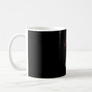 Chihuahua mit einer Weihnachtsmannmütze Kaffeetasse