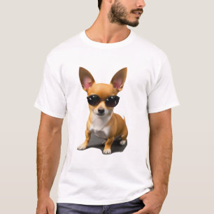 Chihuahua mit Sonnenbrille T-Shirt
