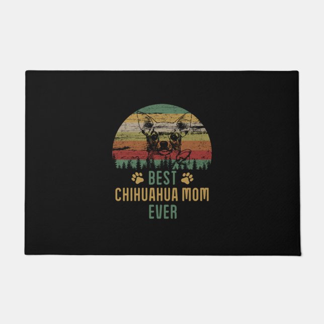 Chihuahua Mom Fußmatte (Vorderseite)