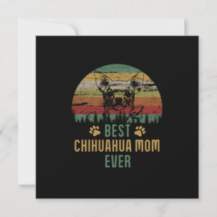 Chihuahua Mom Mitteilungskarte