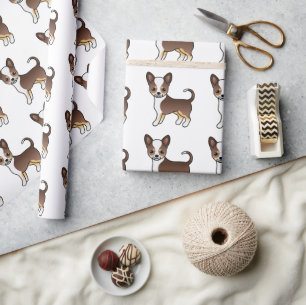 Chihuahua-Muster Geschenkpapier