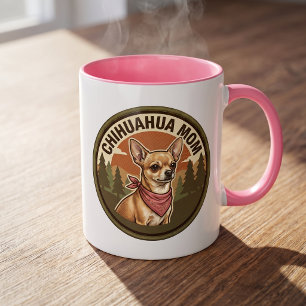 Chihuahua-Mutter-Kaffeetasse Chi-Hund-Mutter-Ges Tasse
