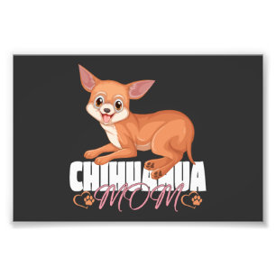 Chihuahua-Mutter-Shirt Muttertag Tierbesitzer Fotodruck
