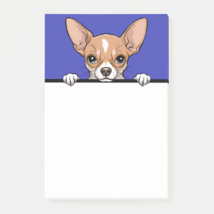 Chihuahua Niedlich Peeking Dog Lover Geschenke Ges Post-it Klebezettel