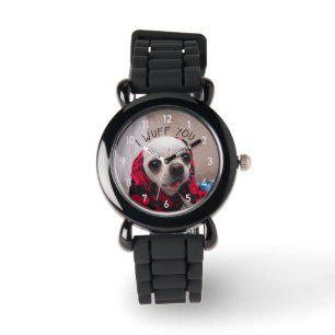 Chihuahua niedlich wüten Sie Liebe Valentines Ihre Armbanduhr